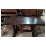 Large Trestle Dining Table