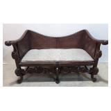 Antique French Cane settee