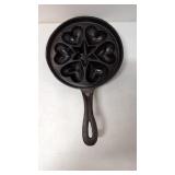 Vintage Cast Iron hearts and star muffin pans