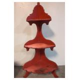 Folk Art 3 Tier Corner Shelf