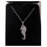 Diamond Seahorse necklace