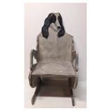 Folk Art Dog Chair