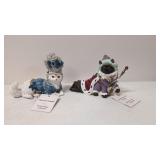Two Devine Feline Hamilton Collection Cats