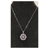 Black & White diamond necklace