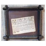Antique Cross Stitch Sampler dated July 7, 1790