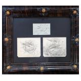 1896 Framed Calligraphy