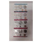 (4) 1974 U S Mint sets of coins