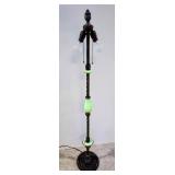 Vintage Uranium glass floor lamp