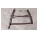 Antique one man bucksaw