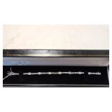 Opal and White Topaz Bracelet