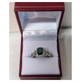 Emerald Evening Ring