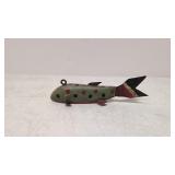 Folk Art Wood Ice spear fishing lure