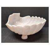 Vintage Opague Pink Sea Shell Bowl