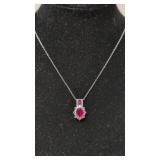 Ruby Evening Necklace