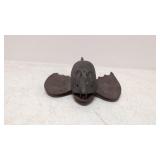 Folk Art Wood Bat Ice Fishing Decoy