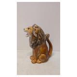 Vintage Italian Ceramic Roaring Lion pitcher