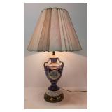 Vintage Porcelain purple with gold trim floral lap