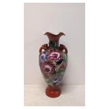 Hand Painted Thrown Pottery Vase