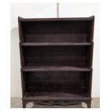 Vintage Mahogany open bookcase