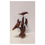 Vintage hand carved mid century modern 'bird Tree'