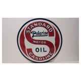 30' Single Sided porcelain Standard Polarine sign