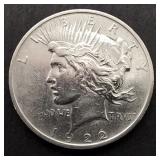 1922 Peace Silver Dollar