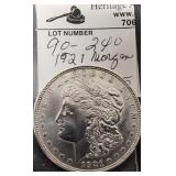 1921  Morgan Silver Dollar