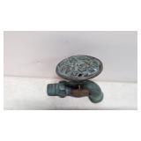 Solid Brass Decorative Spigot with floral handle