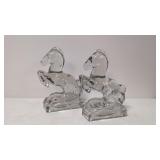 Pr. L. E. Smith Rearing horse bookends