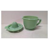 Jadeite 2 cup measure and juiceer / reamer