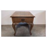 Oak End Table - one drawer