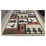 Quilted Wild Life Animals Throw
