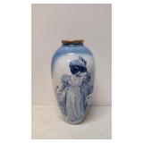 Alba China Lady and Child porcelain vase