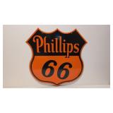 30' double sided porcelain Phillips 66 sign