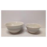 (2) Vintage McCoy Mixing bowls