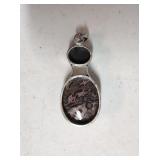 Navajo Leopard Jasper pendant