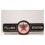 Texaco Filling Station Sign AS IS