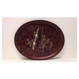 Large Marvni Occupied Japan Lacqueware Tray