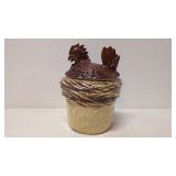Vintage 1950s McCoy Hen on Nest Cookie Jar