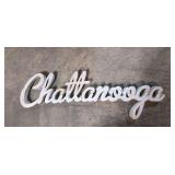 Chattanooga Metal Script Letters
