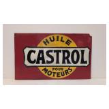 Early Porcelain Huile Castrol Pours moteurs French