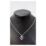 .925 Ruby and Diamond necklace