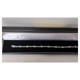 Opal and White Topaz Bracelet