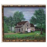 Old Painting on canvas by Hosier