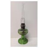 Antique Aladdin Washington Drape Green oil lamp