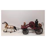 Large Replice Horse drawn Fire Pumper Wagon