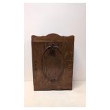 Antique oak medicine cabinet