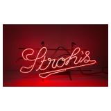 Vintage Stroh's Neon Sign