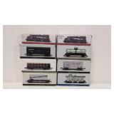 (8) U Scale high speed So. Pacific RR cars