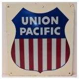 Union pacific Railroad metal sign